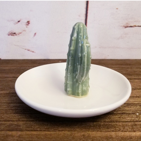 Cactus Ring and Trinket Holder / Jewelry Organizer - Picture 3 of 3